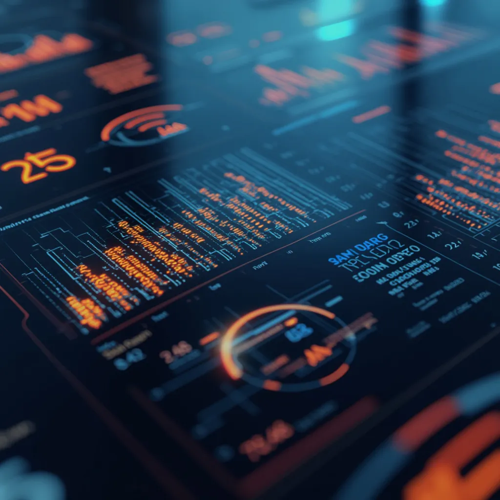 Dashboard de KPIs Futurista